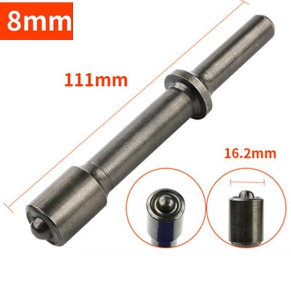 1Pcs Tête de Rivet Pneumatique Outil de Marteau de Rivet à Air Semi-Creuse Tête de Rivet Solide Tête de Rivet de Marteau Pneumatique 3Mm-10Mm