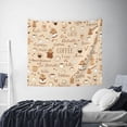 thumbnail image 4 of Bingfone Polyester Fabric Tapestry Coffee Time Wall Hanging Tapestry,Daily Decorative Tapestry For Bedroom Living Room Dorm 60l X 51w Inches, 4 of 9
