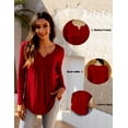thumbnail image 4 of a.Jesdani Women's Plus Size Tunic Tops Long Sleeve V Neck Casual Blouses m-4x, 4 of 7