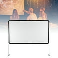 thumbnail image 3 of Unique Screen Edge Design Projector Screen  Polyester Material Lightweight Foldable Screen Theater for Home 100in,120in, 3 of 7