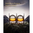 thumbnail image 3 of Juego de 2 vasos para whisky JBHO Double Old Fashioned de 355 ml, 3 of 9