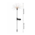 thumbnail image 3 of Solar Firework Lights Outdoor Ground Stake, Waterproof LED Garden Decorative Lights for Yard Patio Lawn Landscape Decoration, 1 Pack, 3 of 6