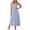 Light Blue, variant on Women's Midi Dresses Halter Neck Asymmetrical Maxi Dress Flowy Casual Vacation Date Sundress Going Out Dresses for Women Black M
