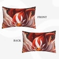 thumbnail image 2 of Uemuo Red Leaf Flame Fox Print Throw Pillow Case – Cozy & Soft Cushion Cover, Hypoallergenic Pillow Case for Sleeping, Perfect for Women with Envelope Closure-20"x30", 2 of 6
