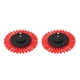 thumbnail image 5 of Paquete de 2 cabezales de cepillo de taladro eléctrico de 3,5 pulgadas, accesorio de cepillo de taladro duradero para decoración de alfombras, color rojo VoborMX herramienta, 5 of 8