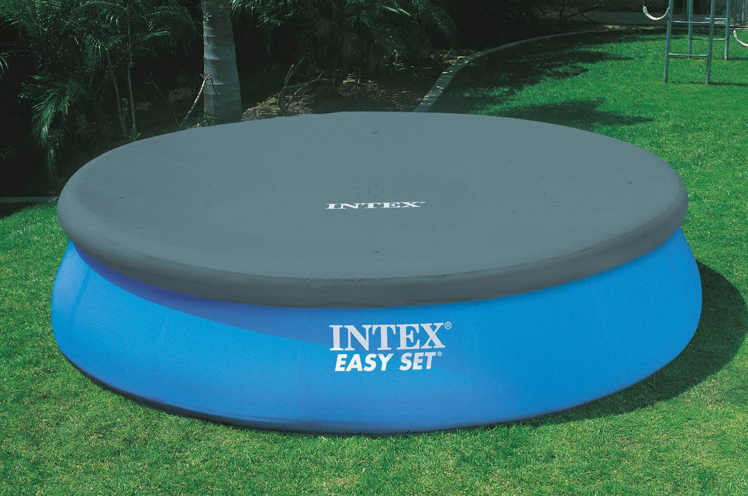 Open Box Intex 18' x 48" Inflatable Round Above Ground Swimming Pool Set