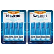 Nasacort Allergy 24Hr Non-Drip Nasal Spray 120 Sprays, 0.57 oz, 8 Pack