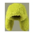 thumbnail image 2 of Xfvqtps Womens Fluffy Plush Hat with Two Long Rabbit Ears Cute Solid Color Windproof Coldproof Warm Thickened Fall Winter Soft Beanie Green, 2 of 2