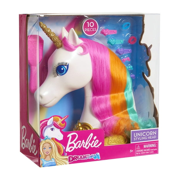 Barbie Dreamtopia Unicorn Styling Head 10 Pieces Walmart