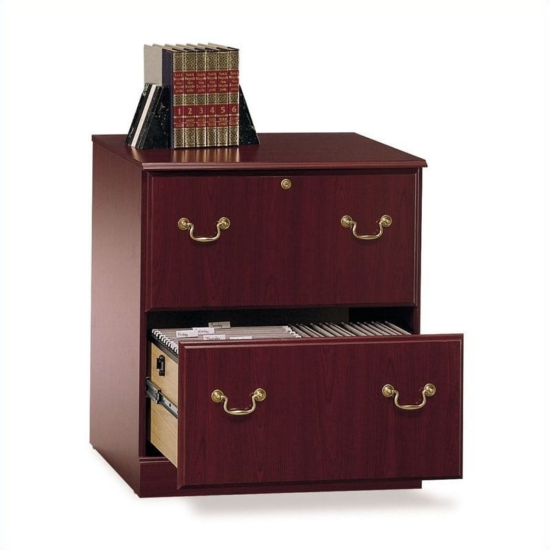Bush Saratoga 66 Manager S Desk And Lateral File Set