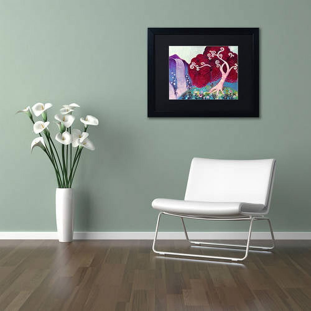 Trademark Fine Art "31" Canvas Art by Natasha Wescoat, Black Matte, Black Frame