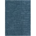thumbnail image 7 of Unique Loom Davos Shag Collection Area Rug - Solid (2' x 3' 1" Rectangle Marine Blue), 7 of 7