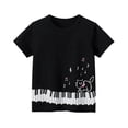 thumbnail image 2 of LYMAYTER Toddler Baby Girls Short-Sleeve T-Shirt Summer 100% Organic Cotton Tees Shirt Blouse Kids Casual Cartoon Shirt Tops for 1-8 Years Old, 2 of 9