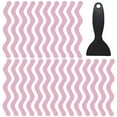 thumbnail image 1 of Non-Skid Shower Stickers 24 PCS Safe Bathtub Strips Adhesive Decals with Premium Scraper Bathtub Stickers for Bath Tub Shower Stairs Ladders Boats Pink, 1 of 8