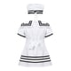 thumbnail image 2 of Iefiel, uniforme de marinero para niñas, disfraz de Cosplay, coro escolar, novedad, actuación de fiesta, Ropa de baile, vestido con sombrero, conjunto de calcetines, 2 of 4