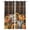 Brown, variant on Hellow Fall Blackout Curtains for Bedroom Living Room, Pumpkins Sunflowers Wood Grain 45 In Long Thermal Insulated Room Darkening Drapes Grommet Window Treatments, 52 x 45 In