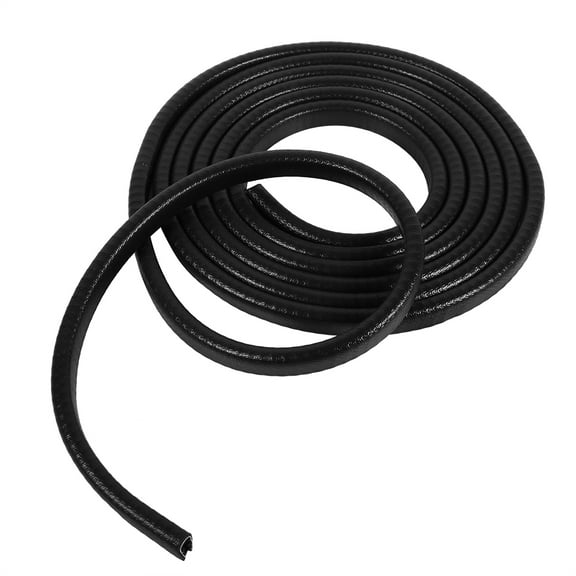 Gegong 300cm Rubber Car Door Edge Guard Molding Trim Interior Metel Clips ForSEAL Strip,Car Door Edge Guard, Car Door Moulding Strip