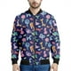 thumbnail image 2 of Chaqueta con cremallera y diseño de globo aerostático de dibujos animados para hombre, abrigo con estampado 3D, chaquetas informales con cremallera para la calle, sudadera bomber de manga larga para n, 2 of 4
