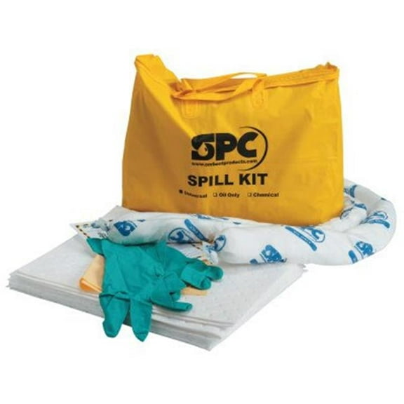 Brady Spc Absorbents Spill Kit, Oil-Based Liquids, Yellow  SKO-PP