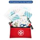 thumbnail image 4 of Botiquín de primeros auxilios Swiss Safe de 64 piezas 2 en 1 para emergencias, 4 of 7