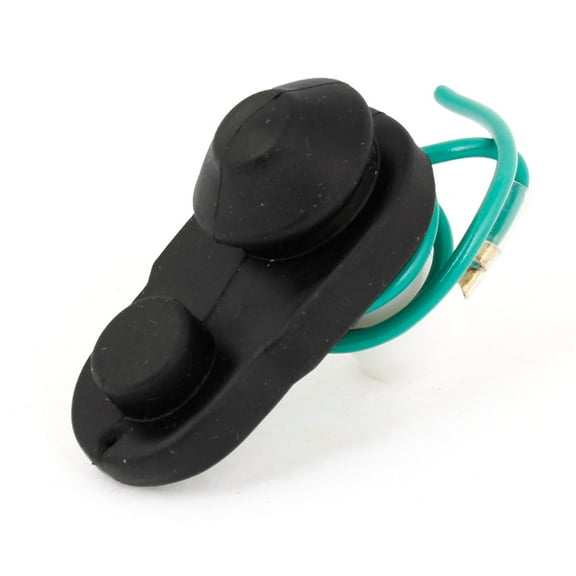 Unique Bargains Black Rubber Coated Button Door Courtesy Light Lamp Switch for Car Vehicle
