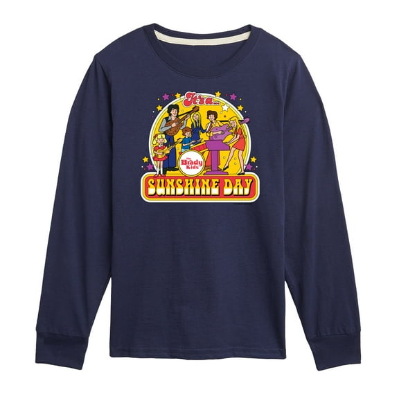 The Brady Bunch - The Brady Kids - Sunshine Day - Vintage Cartoon Band - Toddler And Youth Long Sleeve Graphic T-Shirt