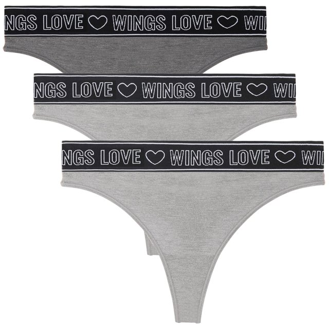 Wingslove Culottes Tangas Confortables pour Femmes, Lot de 3 G-Strings