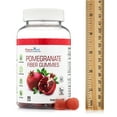 thumbnail image 4 of Pharmvista Pomegranate Gummies with Magnesium, High Fiber Vegan Dietary Supplement, Gluten-Free, Healthy Gummies, 90 Count, 4 of 5
