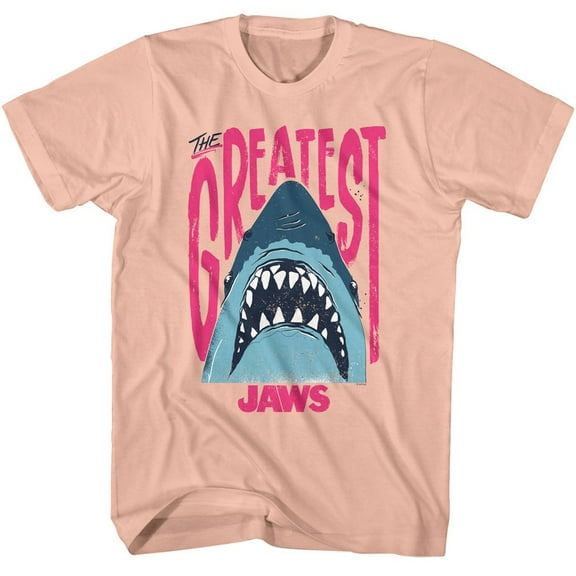 Jaws The Greatest Peach Adult T-Shirt