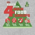 thumbnail image 2 of Men's Elf Main Food Groups Quote  Graphic T-Shirt, 2 of 5