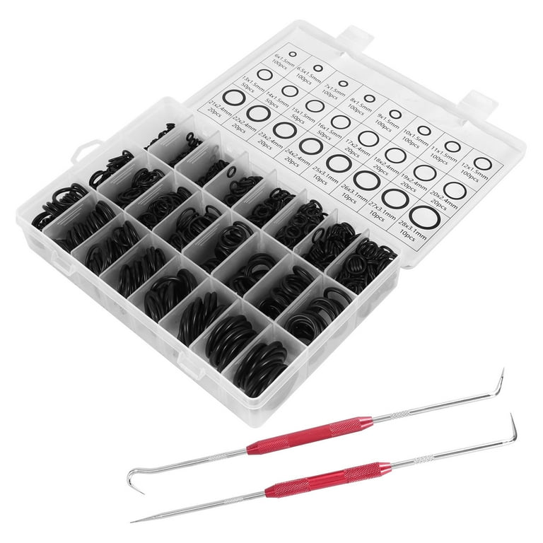 Symkmb 1200PCS Nitrile Rubber O Ring Set with Hook Tools NBR Seal