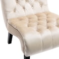 thumbnail image 4 of Velvet Upholstery & Foam Filling - Soft and Comfortable Chair for Various Rooms, 4 of 6