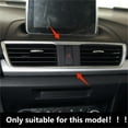 thumbnail image 2 of 1P ABS Inner dashboard middle air conditioning socket decoration for Mazda 3 Axela 17-18-, 2 of 4