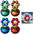 thumbnail image 3 of Car Fragrance Air Freshener Solar Powered Rotating Car Fragrance Diffuser Flower, 3 of 9