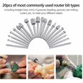 thumbnail image 3 of 20 Pack Dremel Tungsten Carbide Cutter Burs Rotary Grinder Drill Bits, 3 of 5