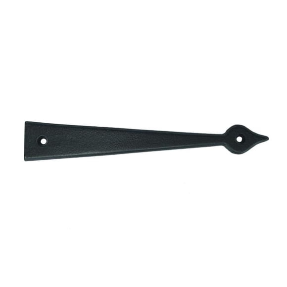 Wood Shutter Hardware 30-14-88647 Small Faux Strap Hinge, Black
