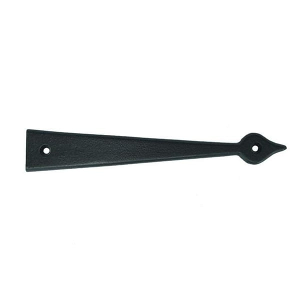 Wood Shutter Hardware 301488647 Small Faux Strap Hinge, Black