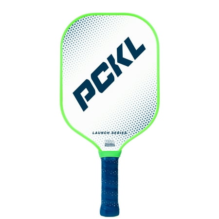 PCKL Launch Series Premium Pickleball Paddle Racket | USA Pickleball Approved | Fiberglass Face with Large Sweet Spot | Honeycomb Core