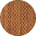thumbnail image 1 of Ahgly Company Indoor Round Abstract Brown Modern Area Rugs, 5' Round, 1 of 4