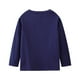 thumbnail image 4 of Gibobby Sudadera de cuello redondo de manga larga de algodónNew Boy Fall Ropa Impresión Niños Camiseta de animados Camiseta de manga larga(Azul oscuro, 5-6 Años), 4 of 5