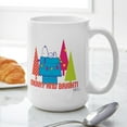 thumbnail image 6 of CafePress - Snoopy: Merry And Bright Large Mug - 15 oz Ceramic Large White Novelty Mug, 6 of 6