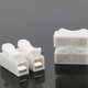 thumbnail image 3 of 500Pcs White No Soldering Welding Quick 2P Cable Wire Connector No Screw Terminal Block Spring Clam, 3 of 5