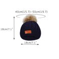 thumbnail image 7 of Christmas Clearance! AIEOTT Winter Hats for Kids Ages 4-8 Boys and Girls Warm Beanie Knit Hats New Years Gifts Ski Hats with Fluff (Single Pom), 7 of 7