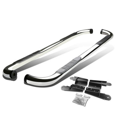 DNA Motoring 3" OD Side Step Nerf Bars Running Boards for 2004-2008 Ford F150 Super Cab, Chrome