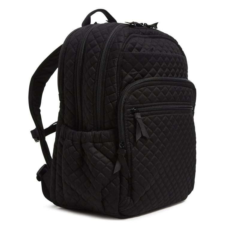 Vera Bradley Quilted Black Backpack Large Bancroft Backpack - Performance Twill | Vera Bradley main image 4