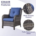 thumbnail image 4 of POCASSY 6 Piece Rattan Sofa Seating Group with Cushions, 4 of 8