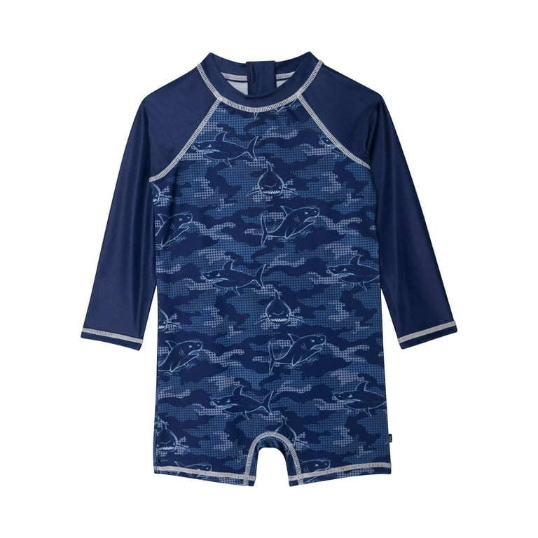 Boys navy blue rash guard hot sale