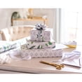 thumbnail image 6 of American Greetings 175 sq. ft. Reversible Wrapping Paper for Weddings, Bridal Showers, Anniversaries, Birthdays and All Occasions, Greenery and Damask (1 Roll, 30 in x 70 ft.), 6 of 6