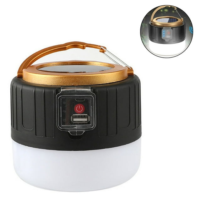 Solar LED Camping Lantern Rechargeable, Emergency Lantern - Remote Control Flashlight Tent Lights, Power Bank, 3 Light Modes, Outdoor Camping Travel Fishing Hiking Light