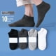 thumbnail image 2 of Calcetines de verano para hombre, negros, blancos y grises, hasta el tobillo, calcetines de pecho bajo para hombre, calcetines transpirables antiolor, calcetines desechables, 2 of 5